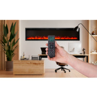 Napoleon Astound™ 74 SlimMount Electric Fireplace — product and configuration view