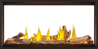 Napoleon Tall Linear Vector™ 50 See Through Direct Vent Gas Fireplace — product and configuration view