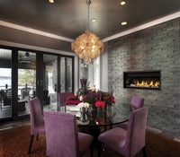 Napoleon Ascent™ Linear 46 Direct Vent Fireplace — installed room view