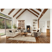 Napoleon Elora™ Direct Vent Stove — installed room view