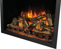 Napoleon fireplace series — media and flame detail. Model specifications are listed separately.
