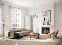 Napoleon Elevation™ X 36 Electric Fireplace with LCD Enhancement — installed room view
