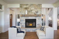 Napoleon Ascent™ X 42 Direct Vent Fireplace — installed room view
