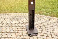 Napoleon Phantom Freestand Outdoor Electric Infrared Heater — installed room view