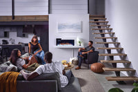 Napoleon Stylus™ Cara Elite Electric Fireplace — installed room view
