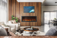 Napoleon Astound™ 62 Built-In Electric Fireplace — installed room view