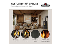 Napoleon Elora™ Direct Vent Stove — product and configuration view