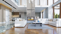 Napoleon fireplace series — installed room view. Model specifications are listed separately.
