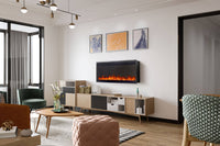 Napoleon Astound™ 42 SlimMount Electric Fireplace — installed room view