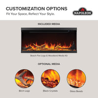 Napoleon Astound™ 50 FlexMount Electric Fireplace — product and configuration view