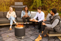 Napoleon Timberwolf® Smokeless Fire Pit — installed room view
