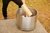 Napoleon Timberwolf® Smokeless Fire Pit — installed room view