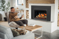 Napoleon Rosedale™ 2 Electric Fireplace Insert — installed room view
