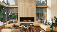 Napoleon Tall Vector™ 74 Direct Vent Fireplace — installed room view