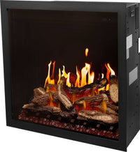 Napoleon Elevation™ X 36 Electric Fireplace with LCD Enhancement — product and configuration view