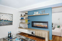 Napoleon CLEARion™ Elite 60 Built-in Electric Fireplace — installed room view
