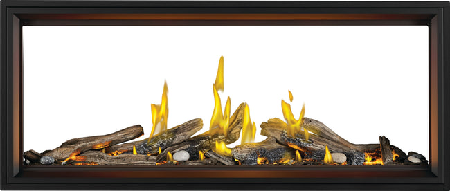 Napoleon Tall Linear Vector™ 62 See Through with Luminous Logs