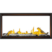 Napoleon Tall Linear Vector™ 50 See Through Direct Vent Gas Fireplace — product and configuration view