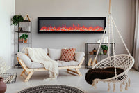 Napoleon Entice™ 72 Wall-Hanging Electric Fireplace — product and configuration view