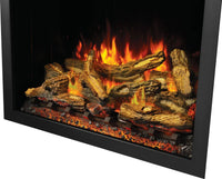 Napoleon fireplace series — media and flame detail. Model specifications are listed separately.