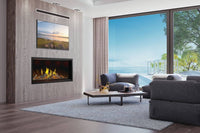 Napoleon Tall Vector™ 62 with Luminous Logs — installed room view