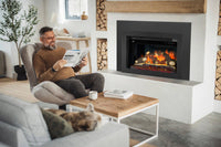 Napoleon Rosedale™ 3 Electric Fireplace Insert — installed room view