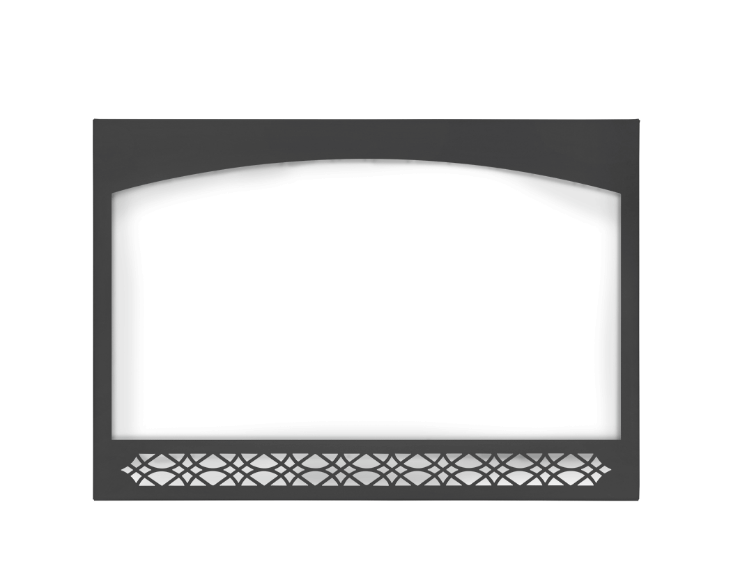 Napoleon H46F Decorative Front - Black, Heritage Design for Ascent™ 46
