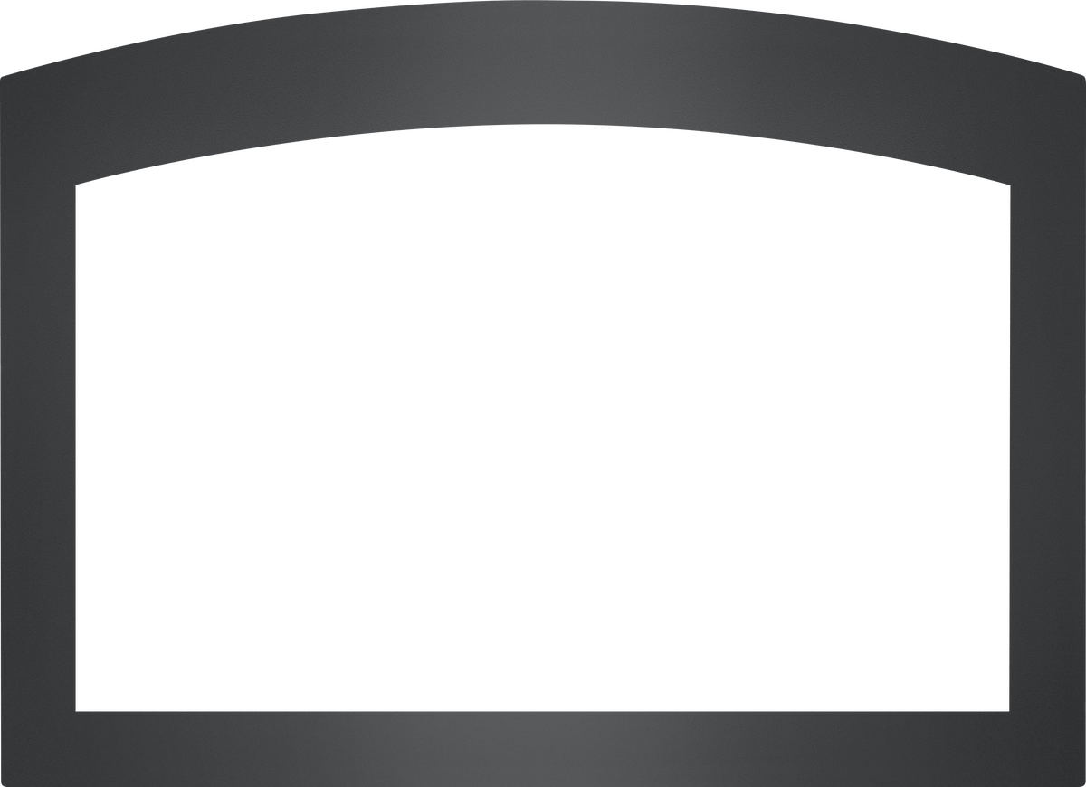 Napoleon Faceplate - Small Arched 4-Sided, 2.5 inch Charcoal (for 3-Sided Backerplate) for Oakville X4 SACH4F3B4