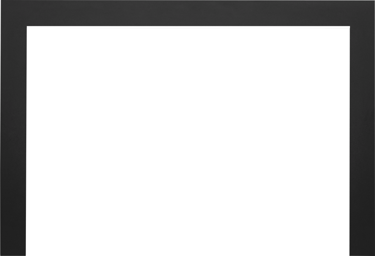 Napoleon Faceplate - Small 3-Sided, 2.5 inch Black (for 3-Sided Backerplate) for Oakville X4 SBK3F3B4