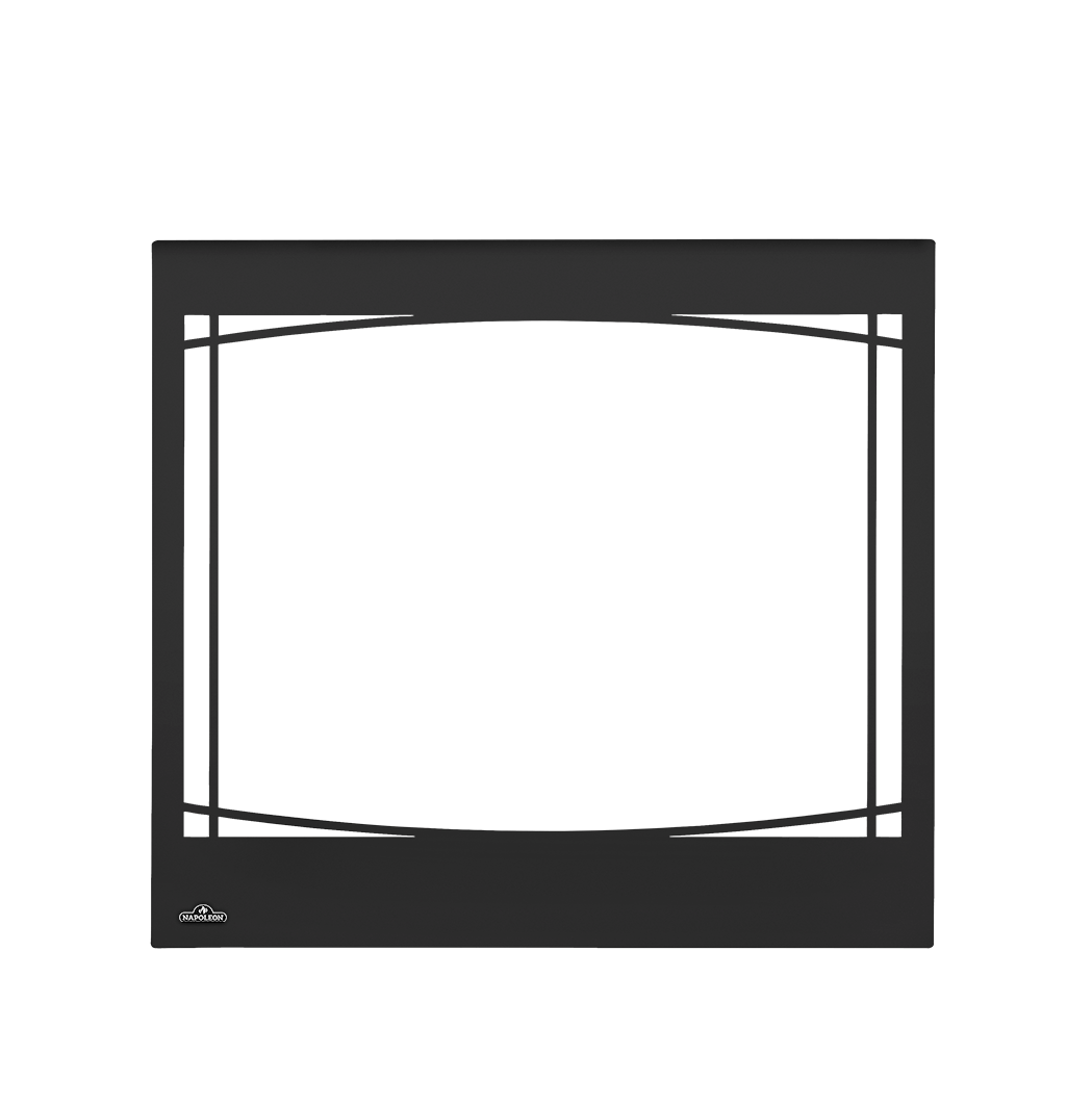 Napoleon Z35F Decorative Front - Black, Zen Design for Ascent™ 36, X36, X70
