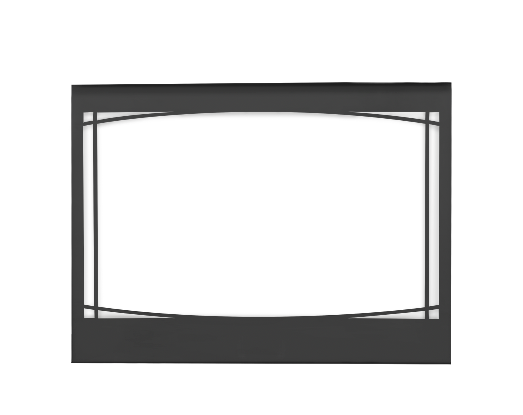 Napoleon Z42F Decorative Front - Black, Zen Design for Ascent™ 42, X42