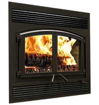 Official Empire Stove St. Clair 4300 Wood Burning Fireplace WB43FP alternate view 1; shown door and faceplate options must be selected separately in the configurator.