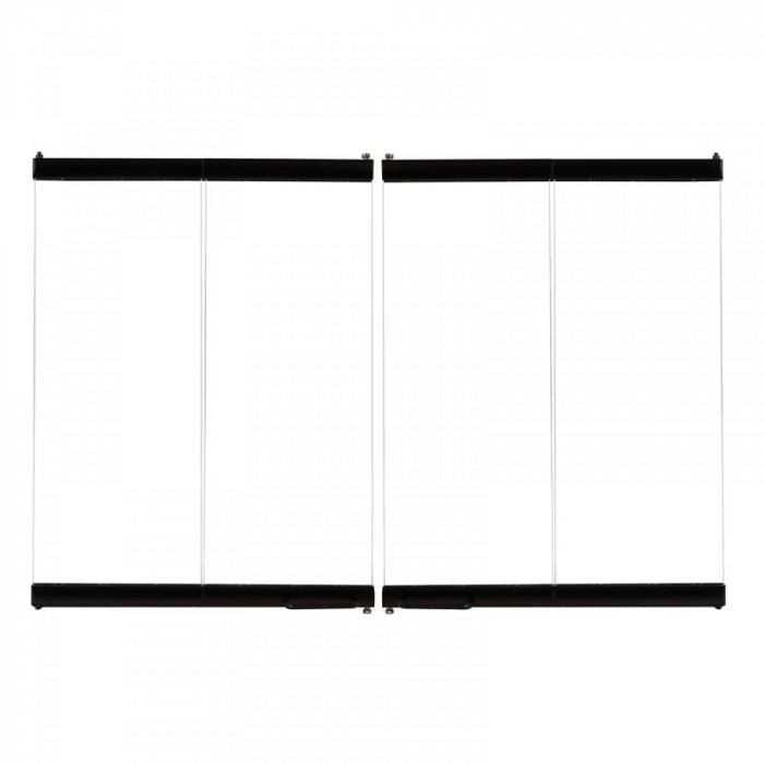 Superior Fireplaces 42" Black Standard Bi-Fold Glass Door BD42