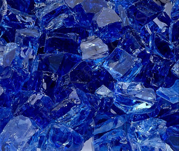 Superior Glass Media, 5LB Bag, Reflective Blue CRSHGL-RBLU