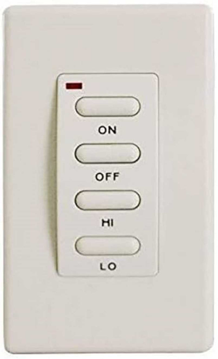 Superior Remote, Wireless Wall Mount, On/Off, Hi/Low, Electronic EF-WWRCK