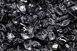 Superior Onyx Black Large Crushed Glass Media, 5lb bag GLO-Black