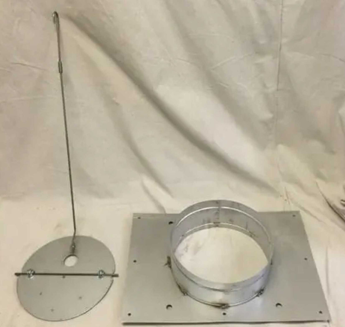 Superior Hi-Temp Anchor Plate, Collar Assembly, Damper (Masonry Fireplaces)  MM12AP