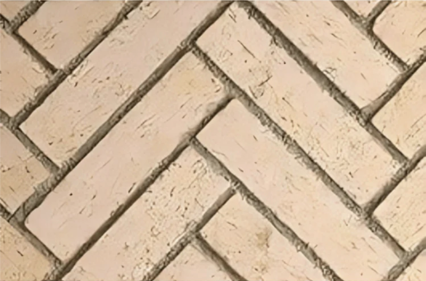 Superior Ivory Split Herringbone MOSAIC48IVSH