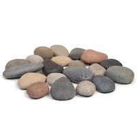20-pc. Designer River Rock Fyre Stones