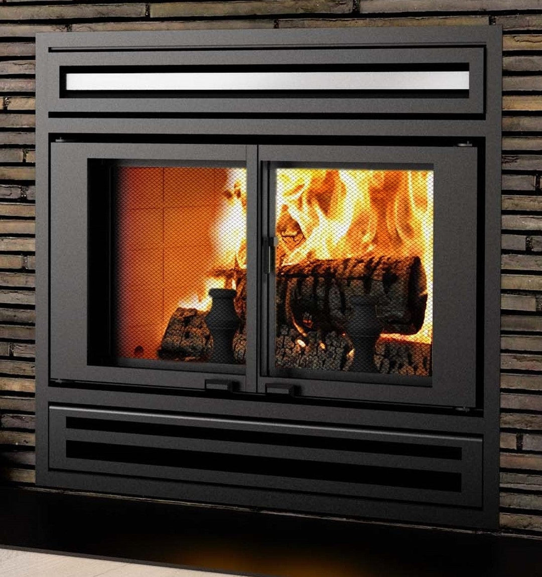 Valcourt Black modern faceplate VA1FE05