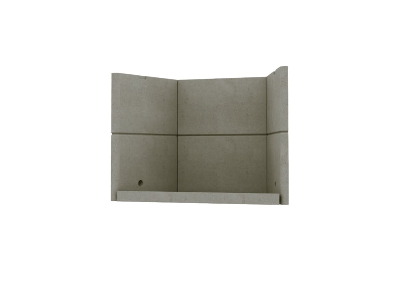 Valcourt Contemporary moulded refractory brick panels VA7071M