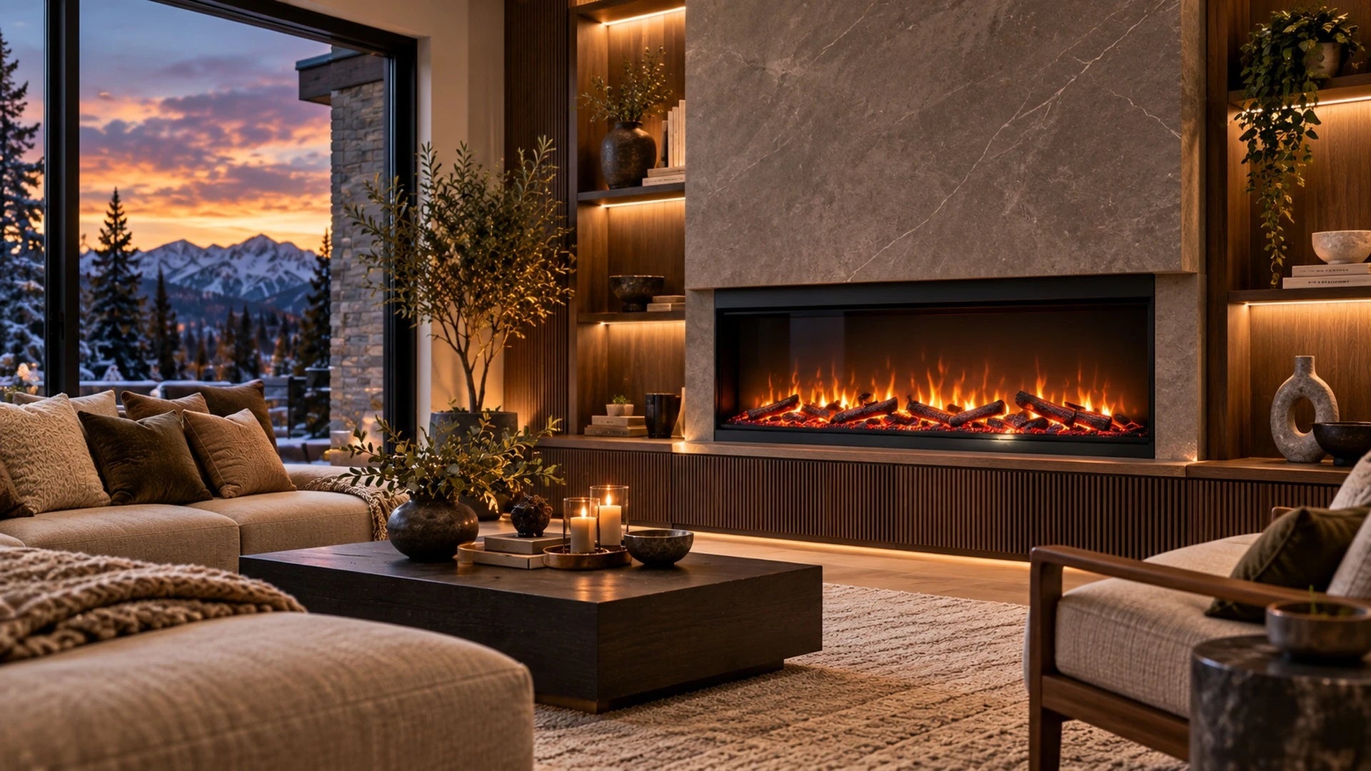 Electric Fireplaces — showroom inspiration