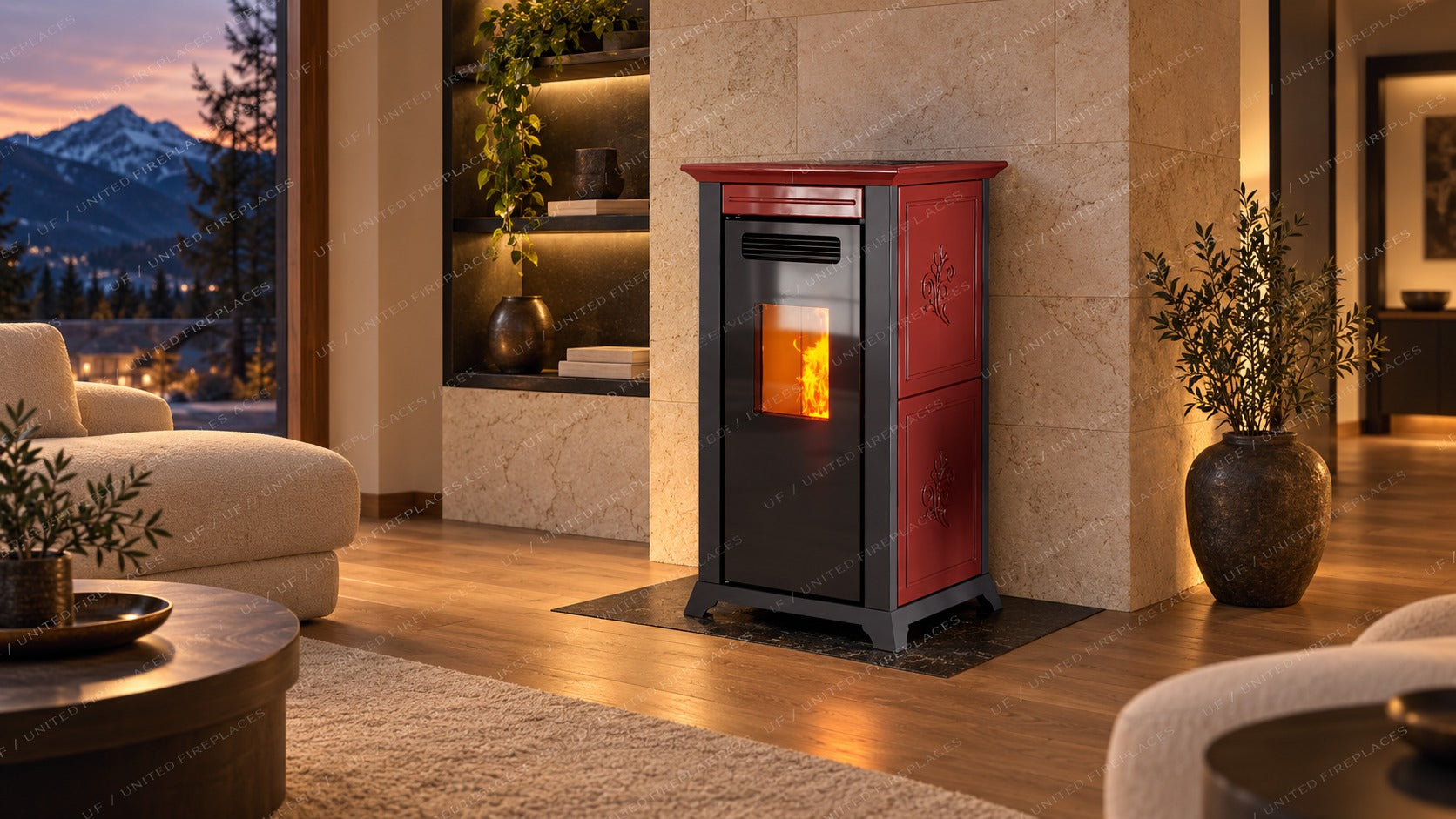 Pellet Fireplaces — showroom inspiration